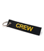 Mr. Pilot Aviation Shop Keychain: Crew Embroidered Black & Gold