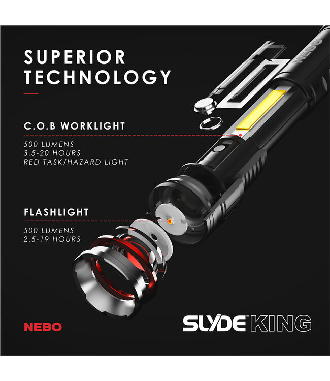 Flashlight: Slyde King Rechargeable