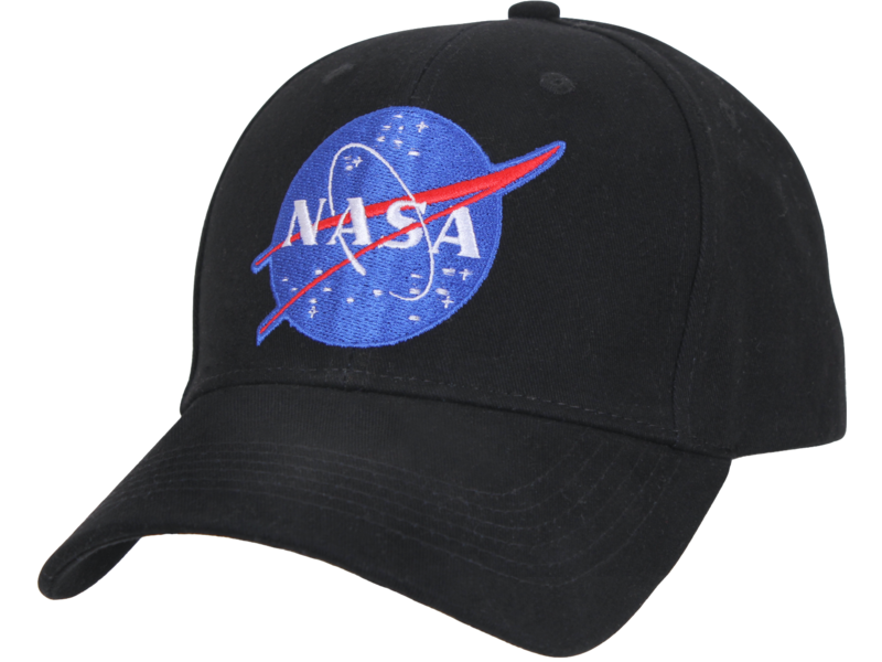 Cap: NASA Logo Low Profile Black Hat
