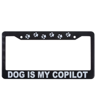 License Plate: Dog Is Copilot