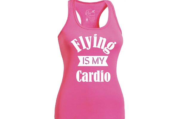 Dare to Fly Apparel Tank: Flying Is My Cardio