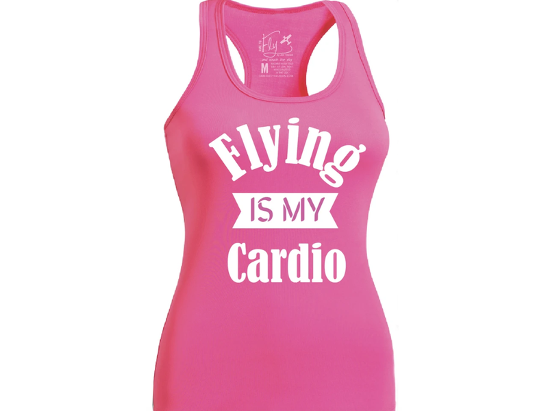 Dare to Fly Apparel Tank: Flying Is My Cardio
