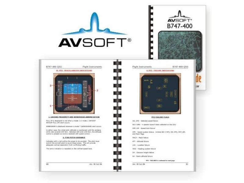 Avsoft Systems,LLC 747-400 Quick Study Guide