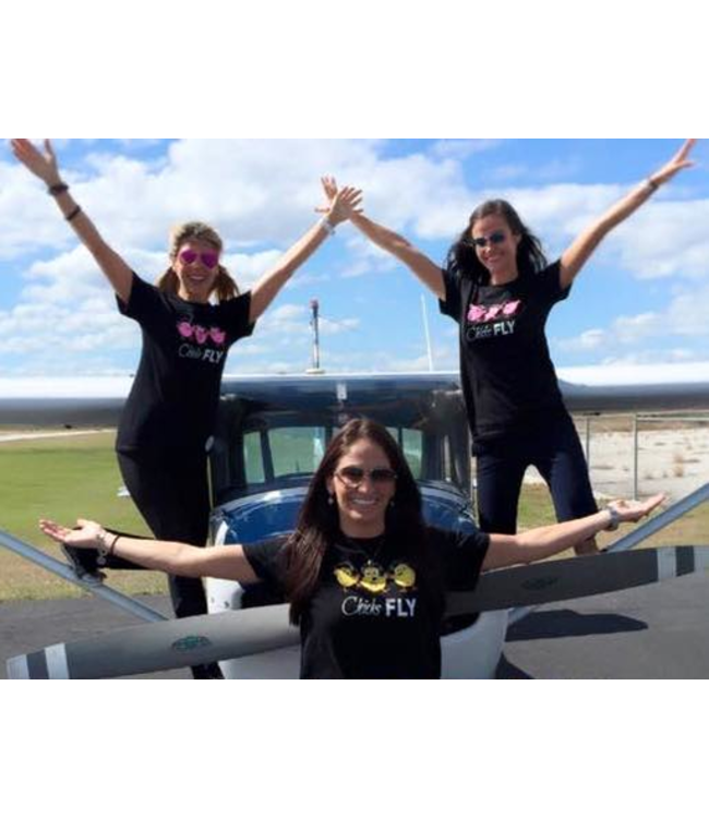 Chicks Fly T-Shirt Small