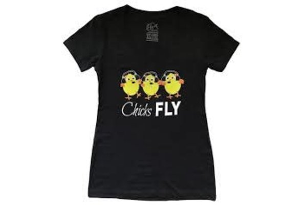 Chicks Fly T-Shirt Small