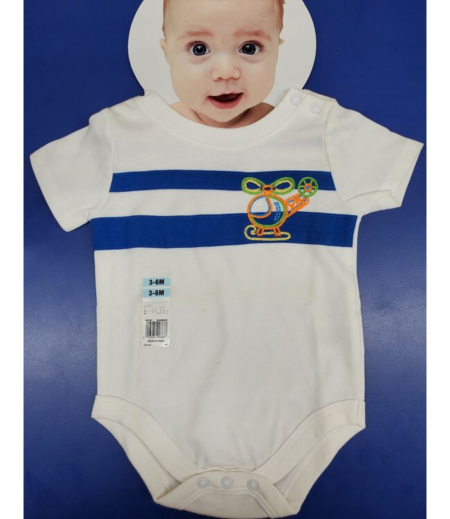 Stripped Helicopter Onesie