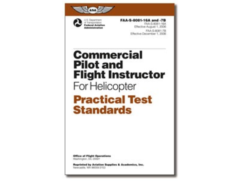 PTS - Commercial Pilot and Flight Instructor Helicopter