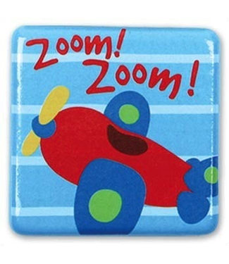 Airplane Magnet Silly Squares