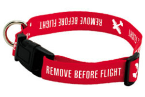 Dog Collar Remove Before Flight