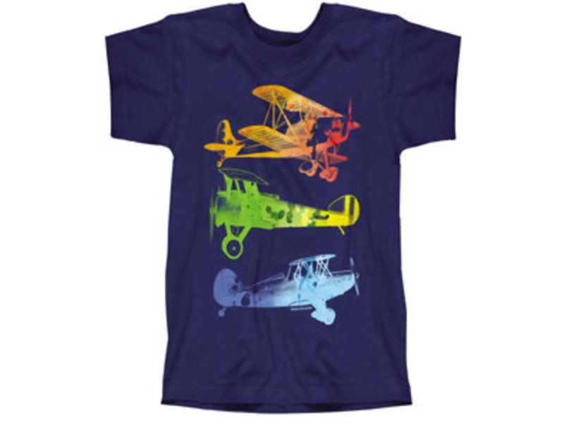 T-Shirt: Watercolor Planes Youth