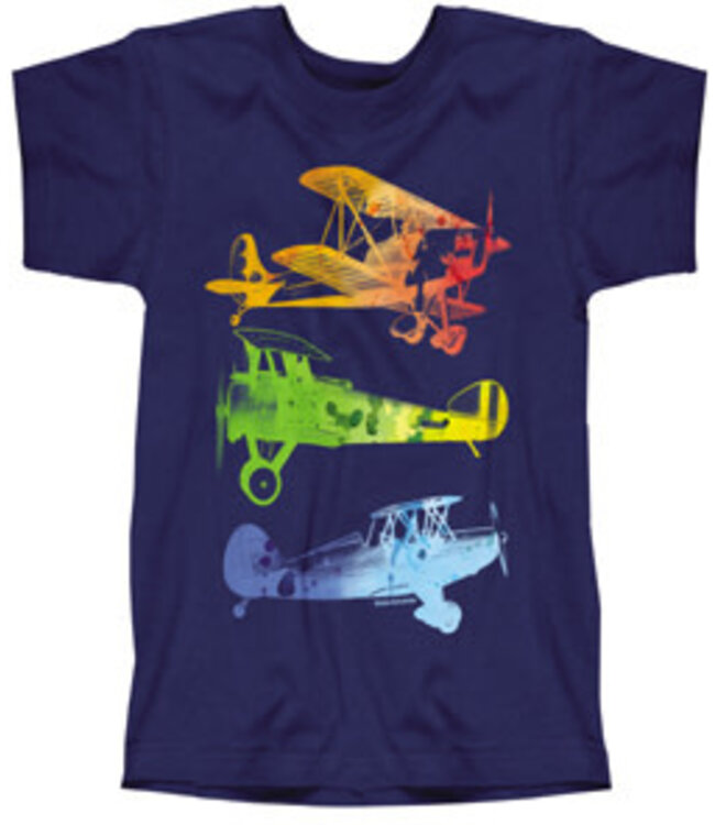 T-Shirt: Watercolor Planes Youth