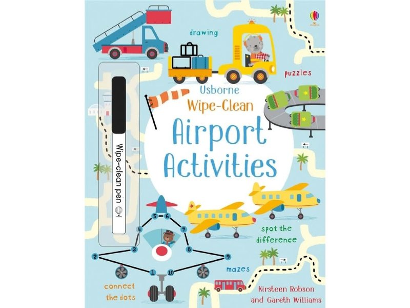 Airport Activity Book Wipe Clean