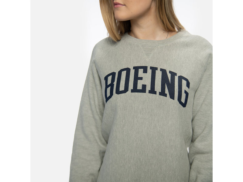 Boeing Sweatshirt Women's Varsity Crewneck