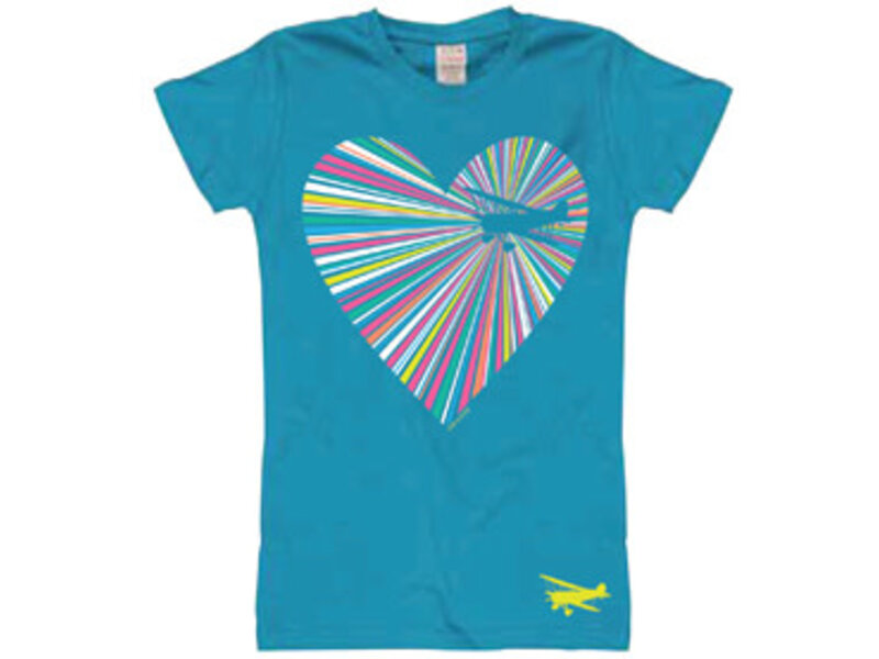 T-Shirt: Heartshine Airplane