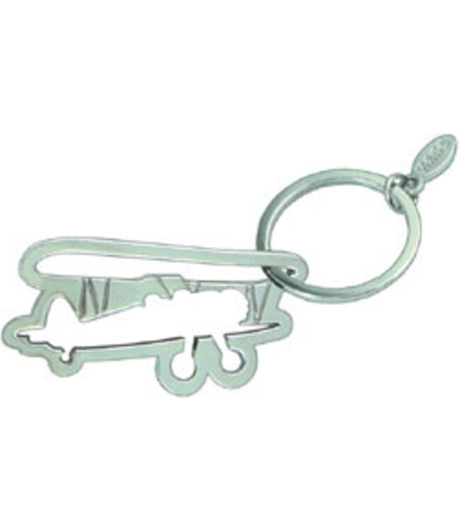 Keychain: Metal Airplane Shape