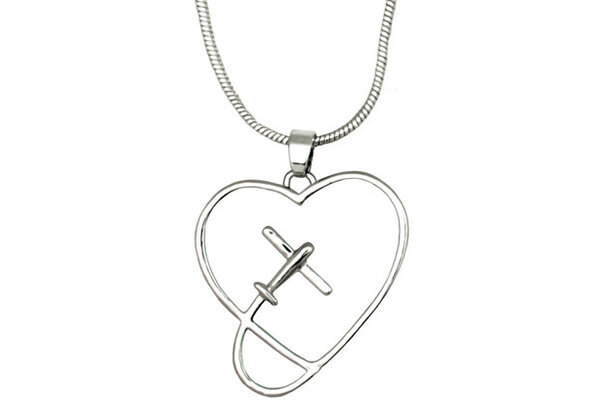 Necklace Flying Heart