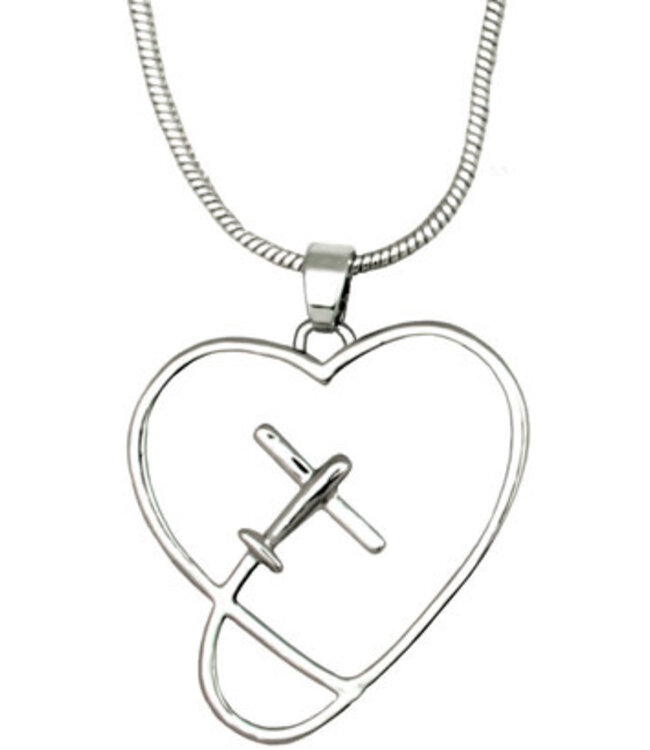 Necklace Flying Heart
