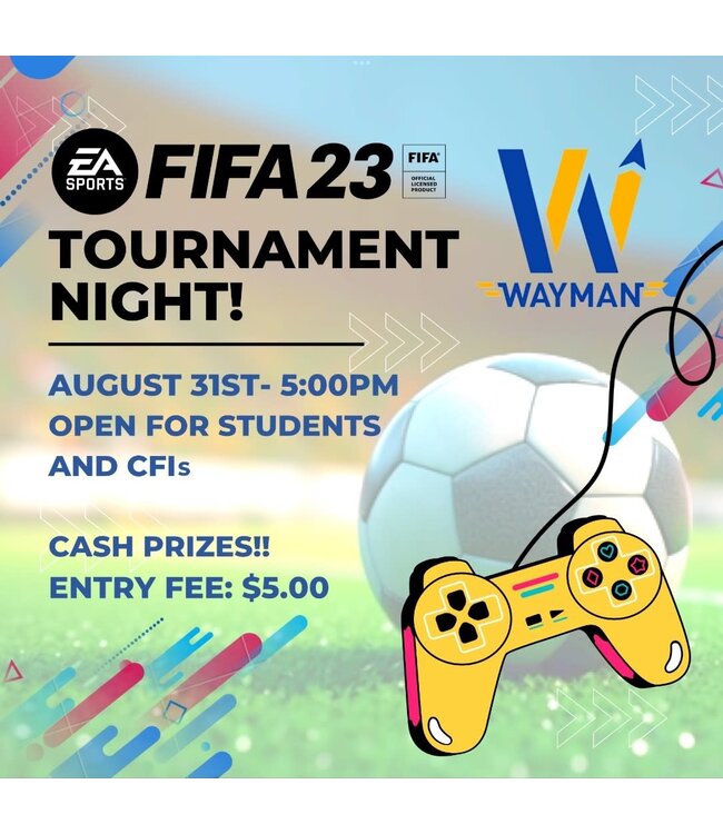 Student Leaders: FIFA Night: 31 AUG 23 5PM