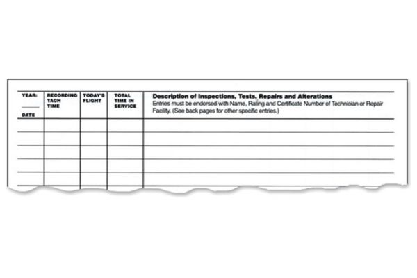 Aircraft Log Soft cover