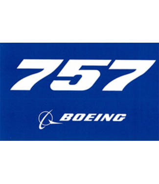 Sticker: 757 Blue