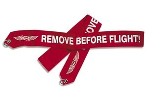 ASA Remove Before Flight Banner