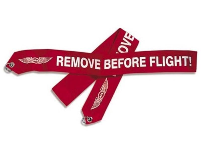 ASA Remove Before Flight Banner