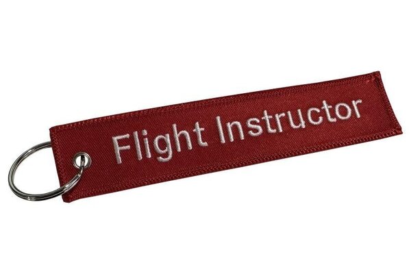 Emb Keychain Flight Instructor