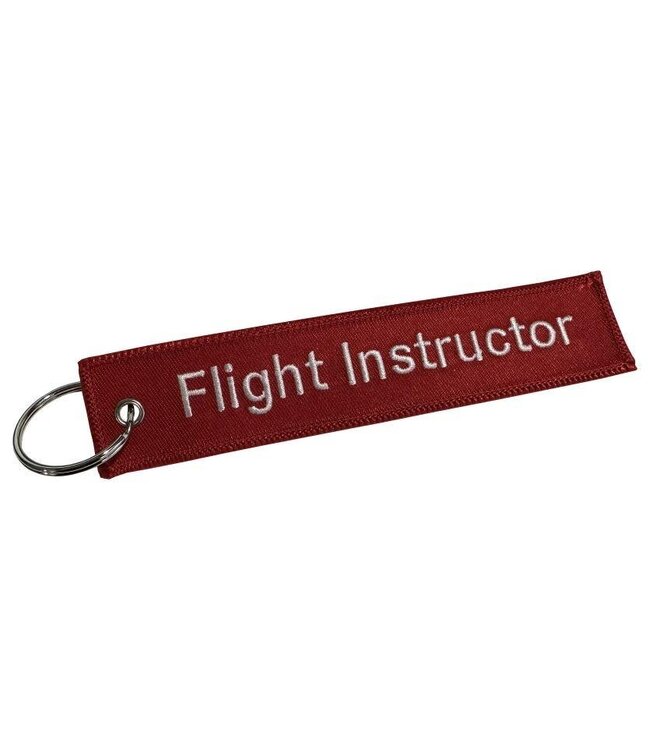 Emb Keychain Flight Instructor