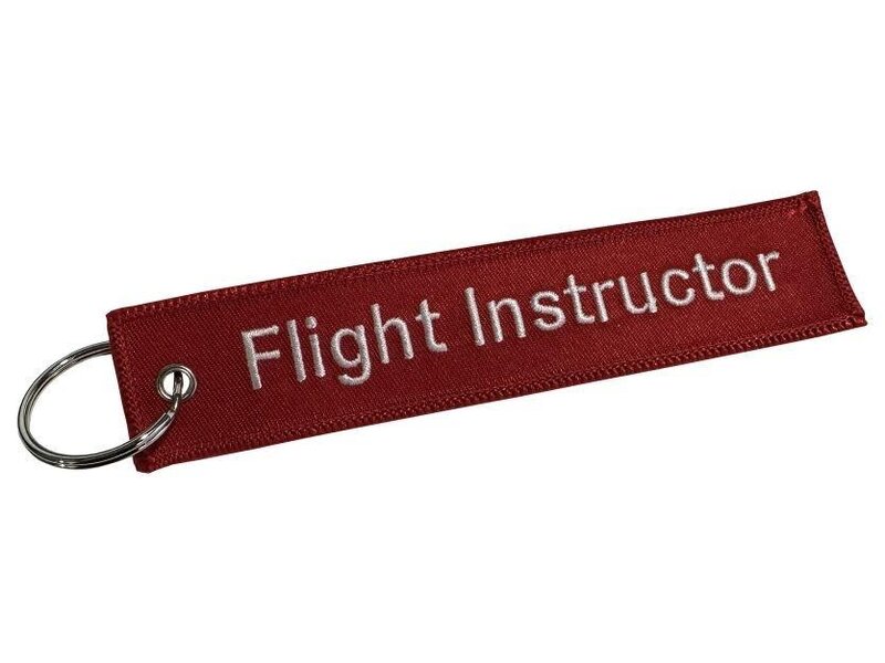 Emb Keychain Flight Instructor