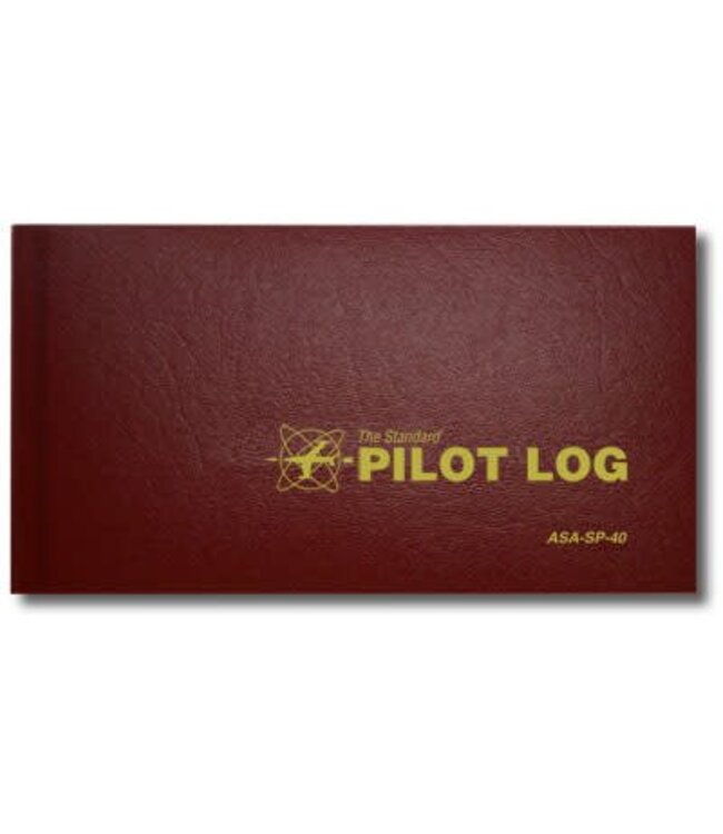 ASA Pilot Logbook Red