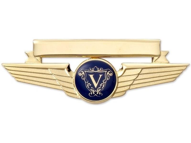 Pin: Wing w/ Nametag Gold