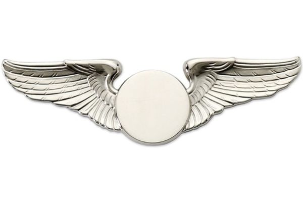 Pin: Classic Wings Silver