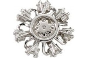 Pin: Radial Engine Silver