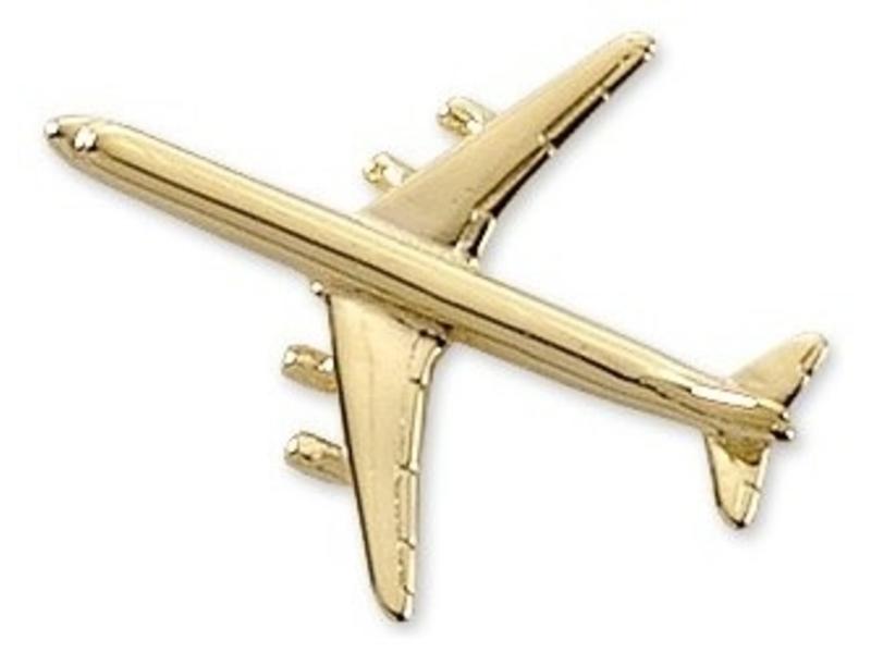 Pin: DC-8 Gold