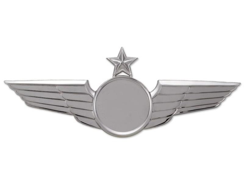 Pin: Modern Wing Silver Star,