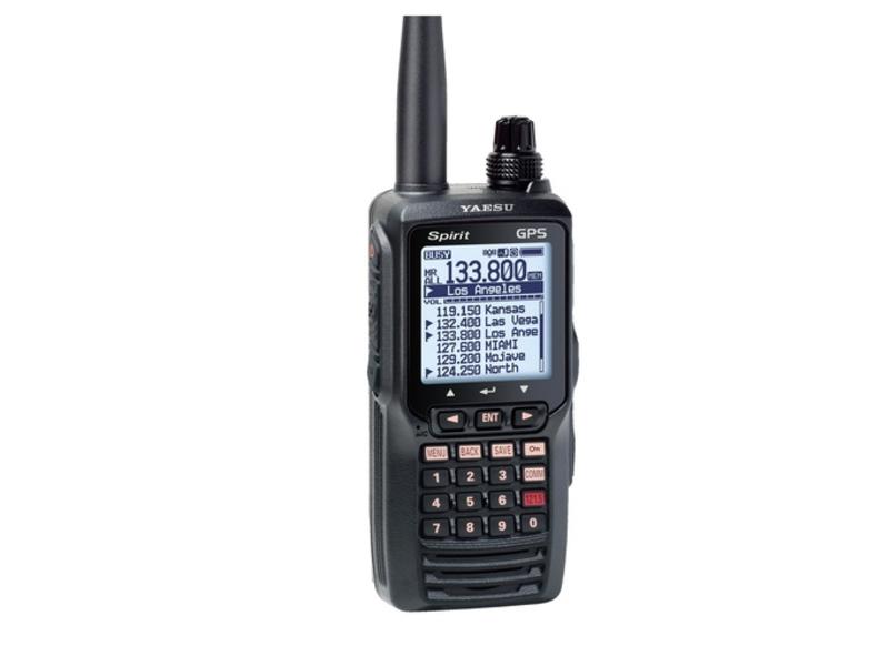 Yaesu / Vertex FTA-750L Airband Transceiver ILS (Localizer and Glideslope), VOR Navigation and GPS receiver