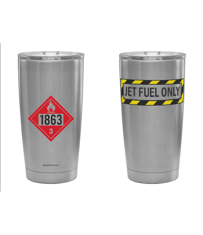 Jet Fuel Only Tumbler, Stainless, 20 oz