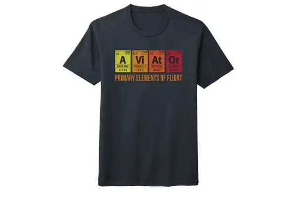 T Shirt: Primary Elements of Flight