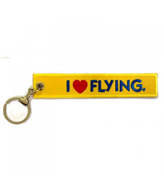 Key Chain: I Heart Flying