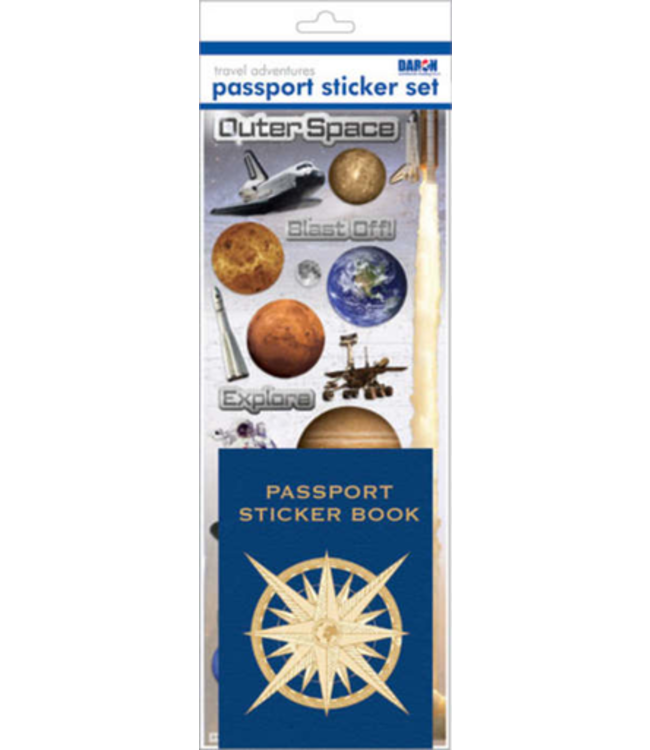 Passport Sticker Set: Outer Space