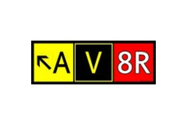 Sticker: AV8R Taxiway Sign