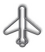Jet Airplane Paper Clips, Silver