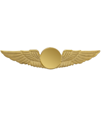 Pin: Classic Feathered Wings gold