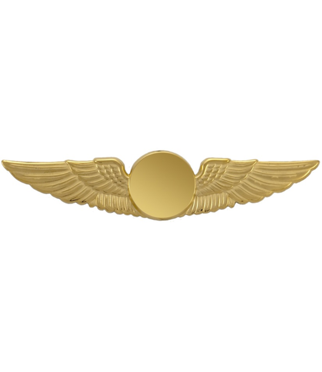 Pin: Classic Feathered Wings gold