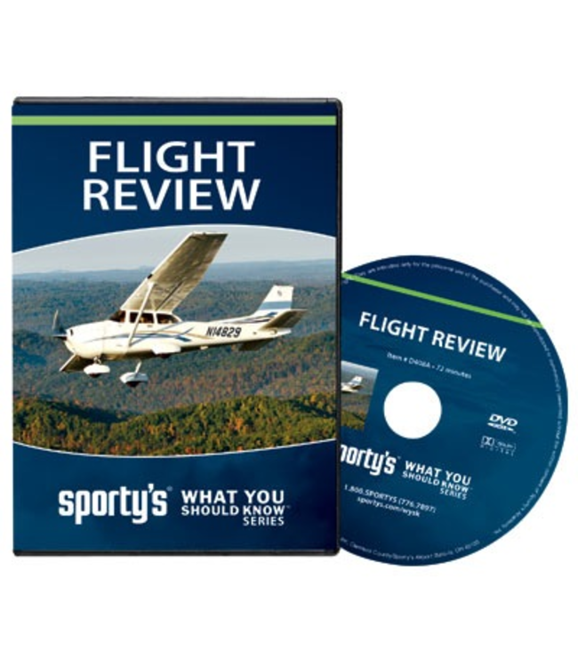 DVD: Flight Review Sportys *outlet