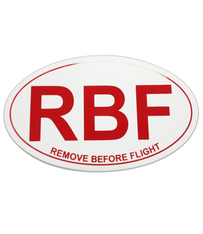 CHECKMATE AVIATION INC. Sticker: Remove Before Flight Oval