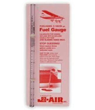 J-AIR PRODUCTS Fuel Gauge: C-182 Fuelhawk 39 Gallons
