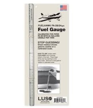 Fuel Gauge: PA-28 Fuelhawk 24 Gallons