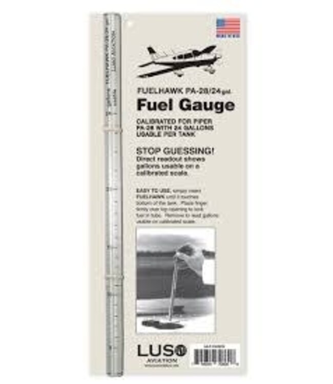 Fuel Gauge: PA-28 Fuelhawk 24 Gallons