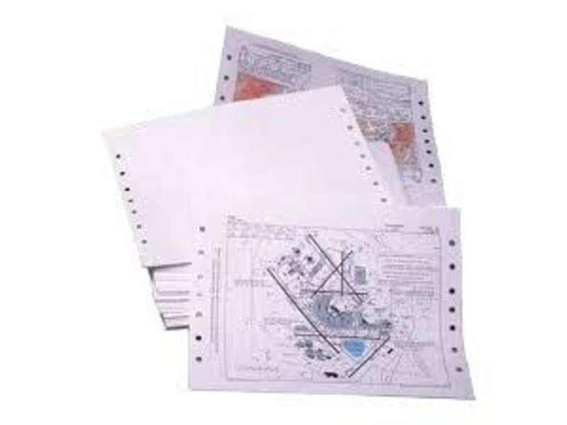 Jeppesen Sanderson Jepp Chart Printer Paper (Perforated on Edges)